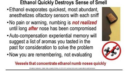 ethanol destroys